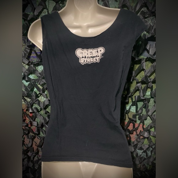 Retro Creep Street limited edition Girly Zombie top in Black - Picture 3 of 4